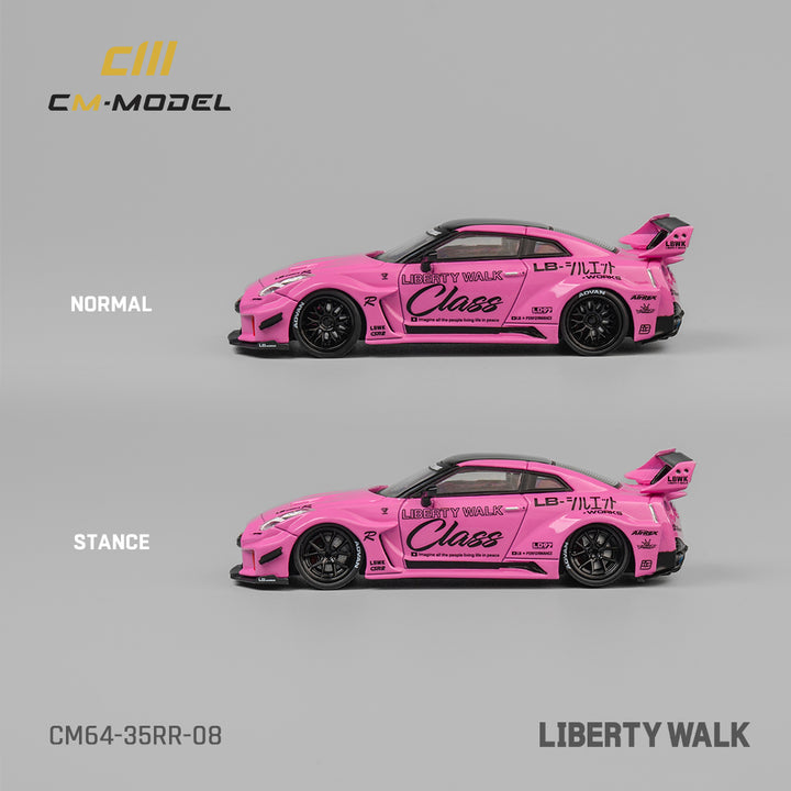 [Preorder] CM Model 1:64 Nissan LBWK GT35RR Pink