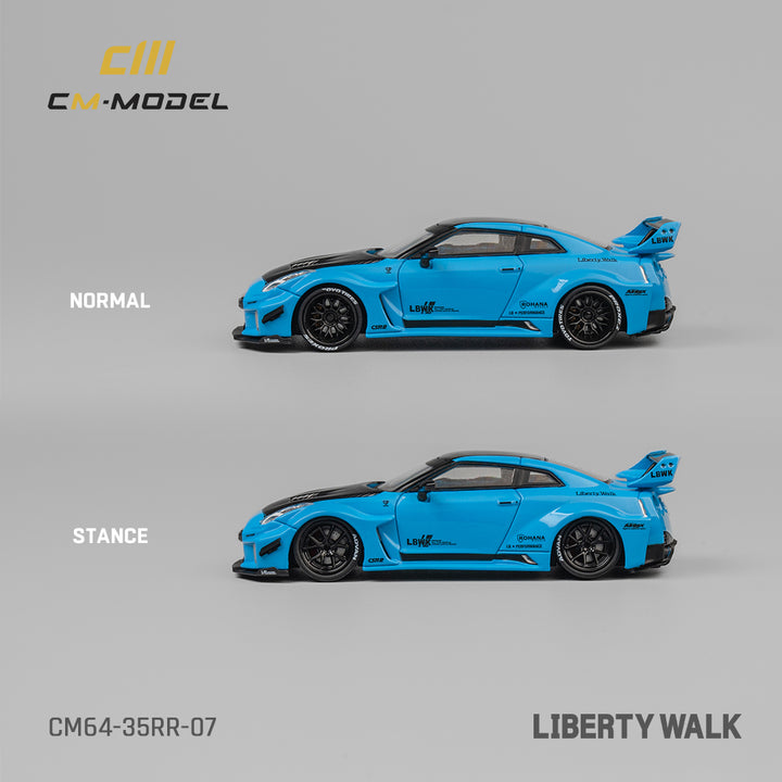[Preorder] CM Model 1:64 Nissan LBWK GT35RR-Blue