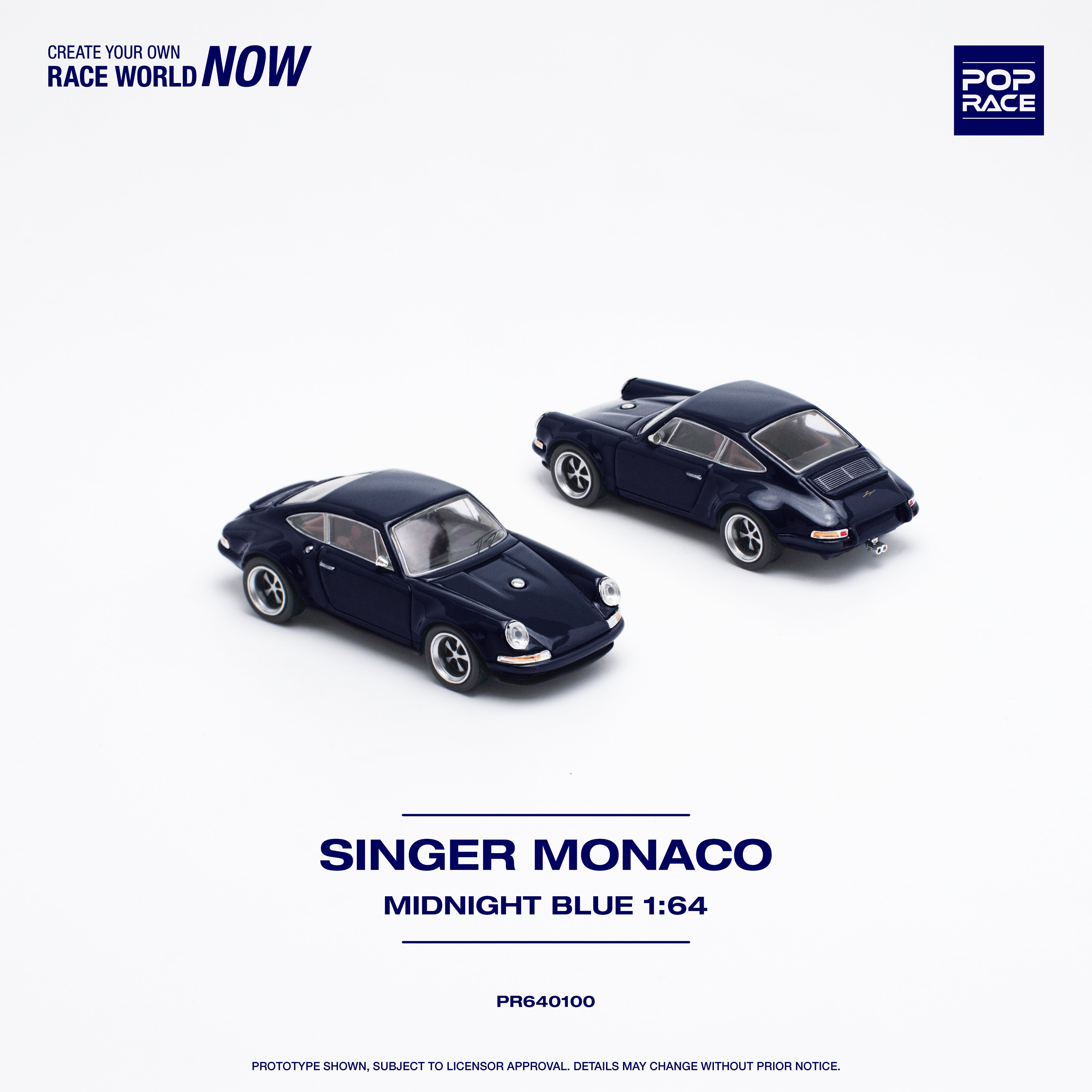 POPRACE 1:64 Porsche SINGER Monaco PR640100 – Horizon Diecast