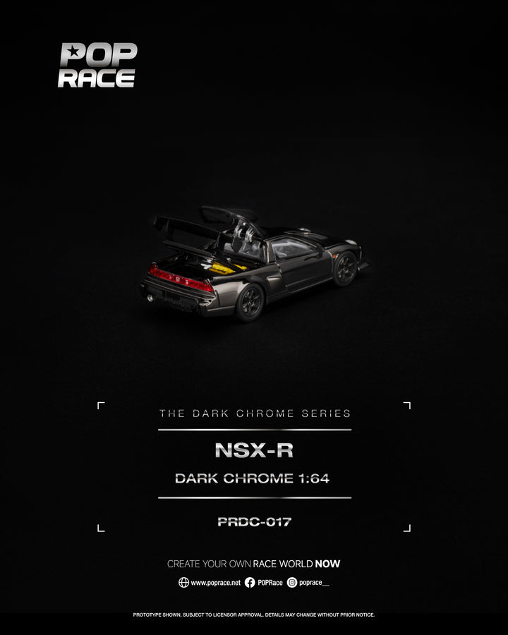 [Preorder] POPRACE 1:64 NSX-R DARK CHROME PRDC017