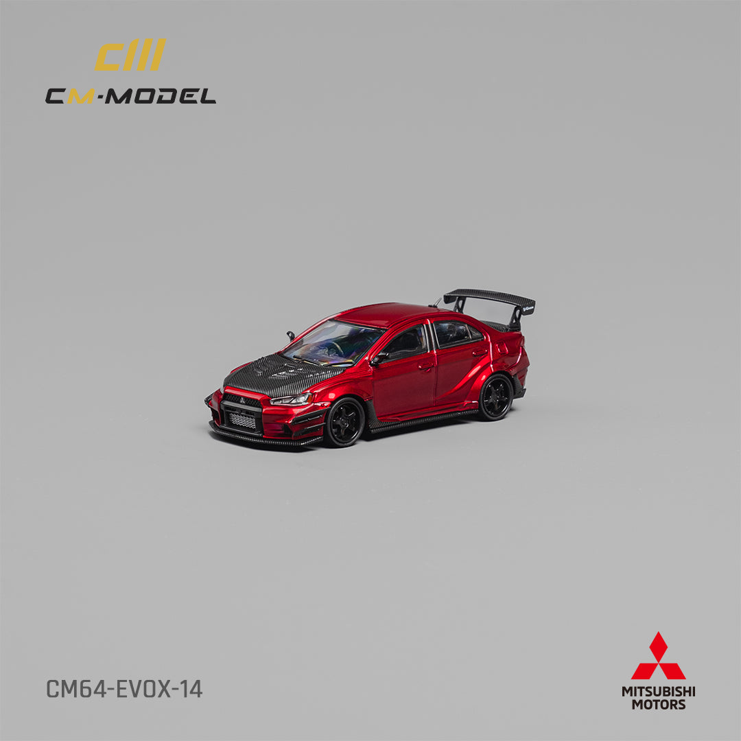 [Preorder] CM Model 1:64 Mitsubishi Lancer Evo X Varis Metallic Red CM64-EVOX-14