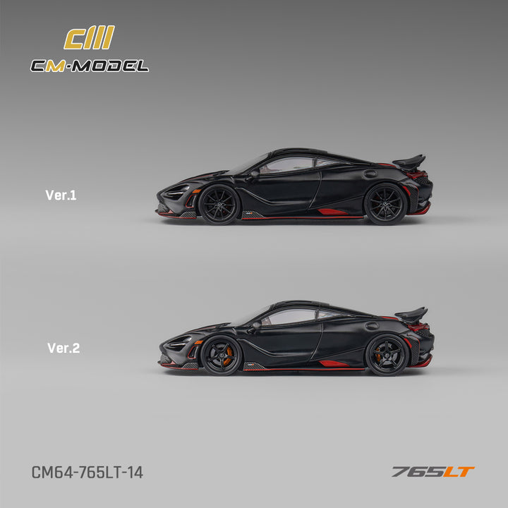 [Preorder] CM Model 1:64 McLaren 765LT Matte Black CM64-765LT-14