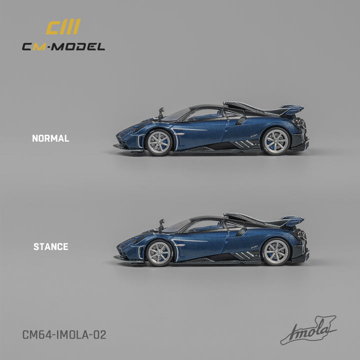 CM Model 1:64 PAGANI IMOLA Blue carbon