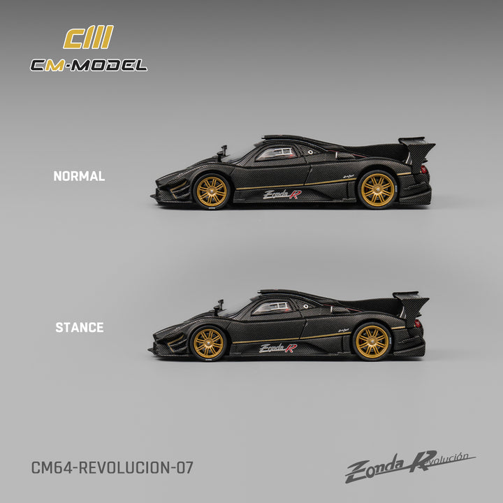 [Preorder] CM Model 1:64 Pagani Zonda Rev Dry Carbon CM64-Revolucion-07