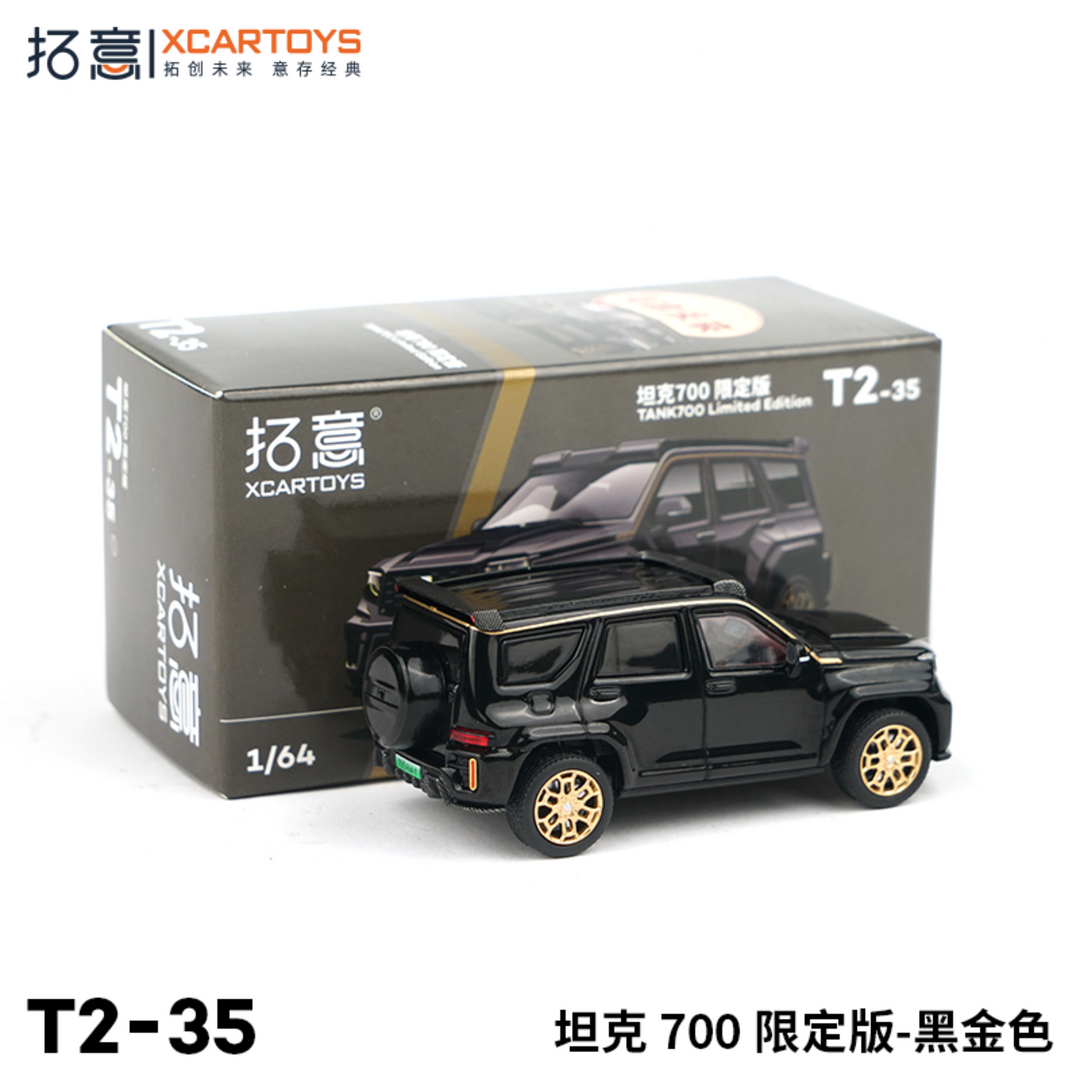 [Preorder] XCARTOYS 1:64 Tank 700 4x4 Limited Edition - Black/Gold