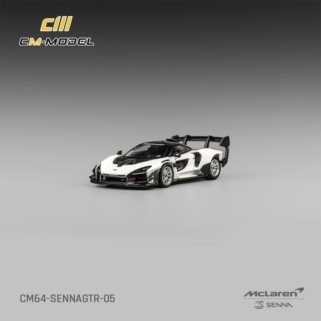 [Preorder] CM Model 1:64 McLaren Senna GTR White CM64-SennaGTR-05