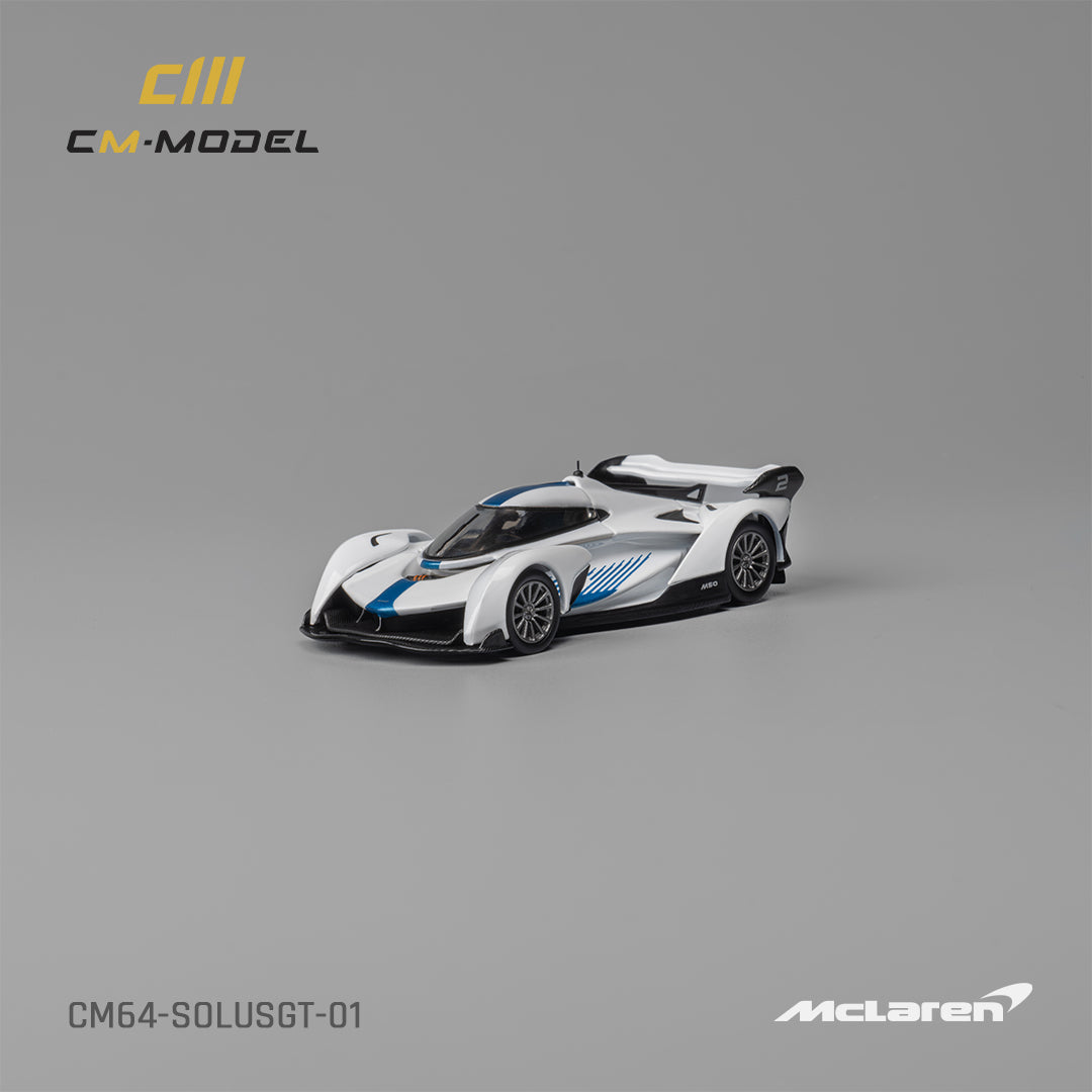[Preorder] CM Model 1:64 Mclaren Solus GT - White