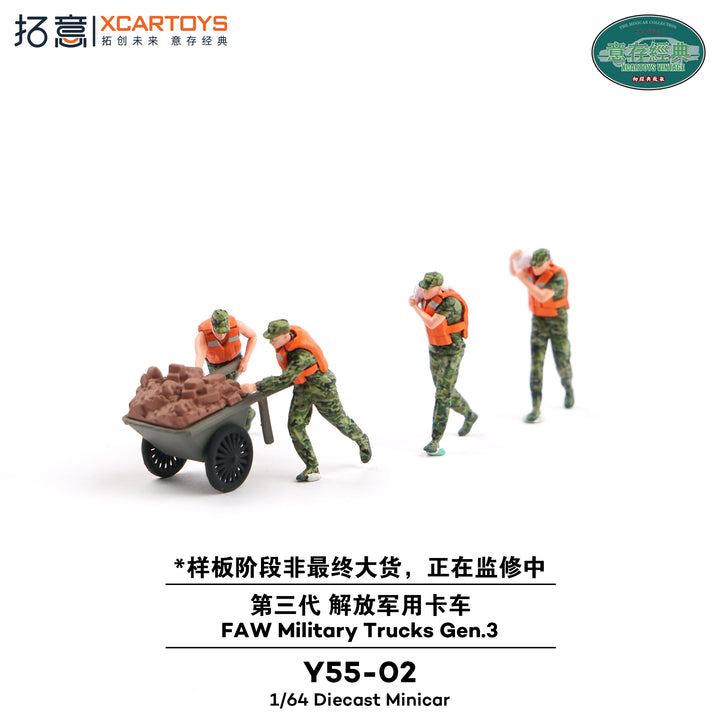 [Preorder] XCARTOYS 1:64 FAW Military Truck Y55-02