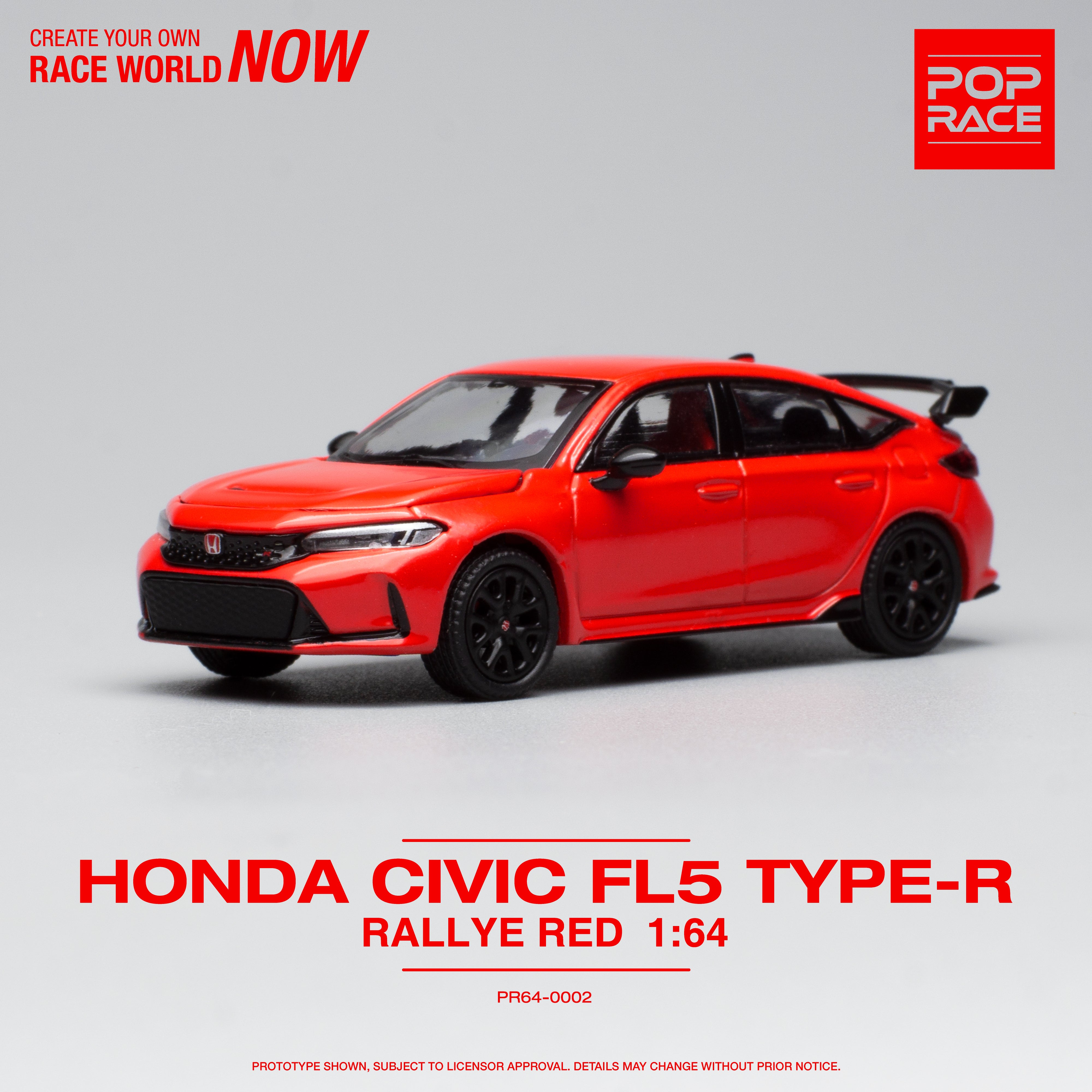 POPRACE 1:64 HONDA CIVIC TYPE-R (FL5) PR640002 – Horizon Diecast