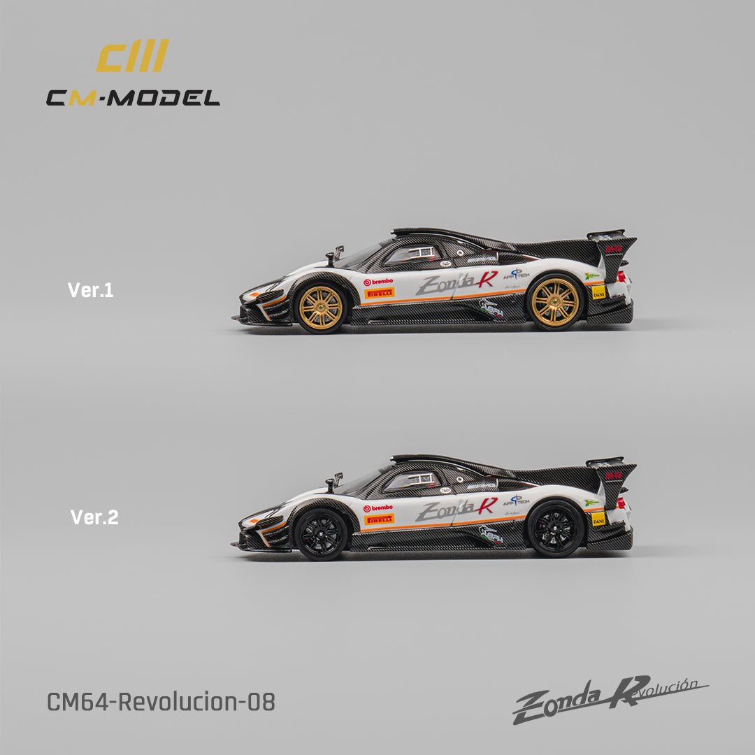 [Preorder] CM Model 1:64 Pagani Zonda Rev (White) CM64-Revolucion-08