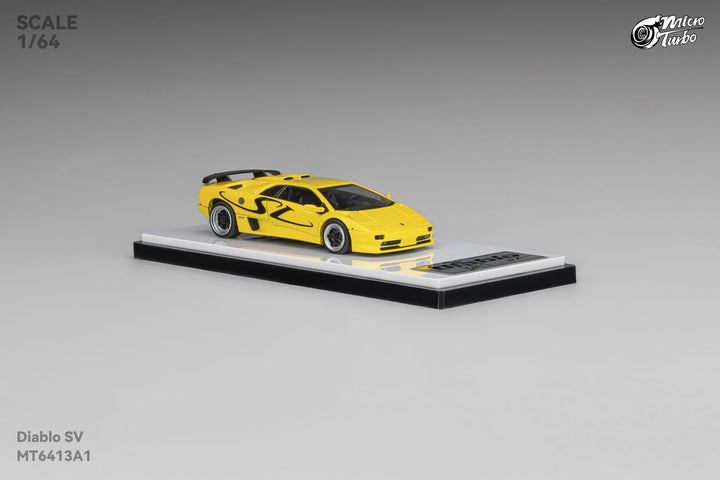 [Preorder] Microturbo 1:64 Custom Diablo SV - Metallic Yellow MT6413A1
