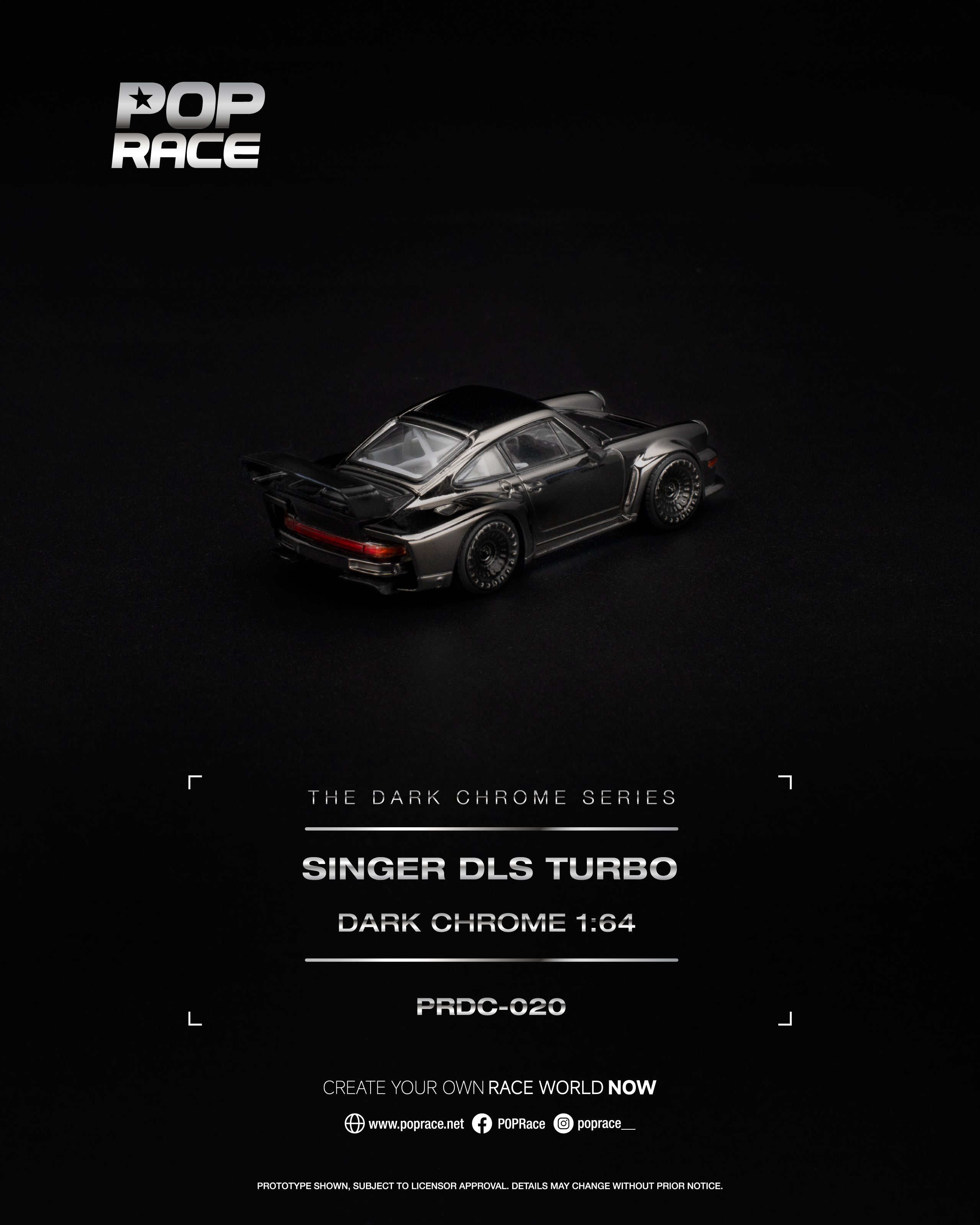 Preorder] POPRACE 1:64 SINGER DLS TURBO PRDC020 – Horizon Diecast
