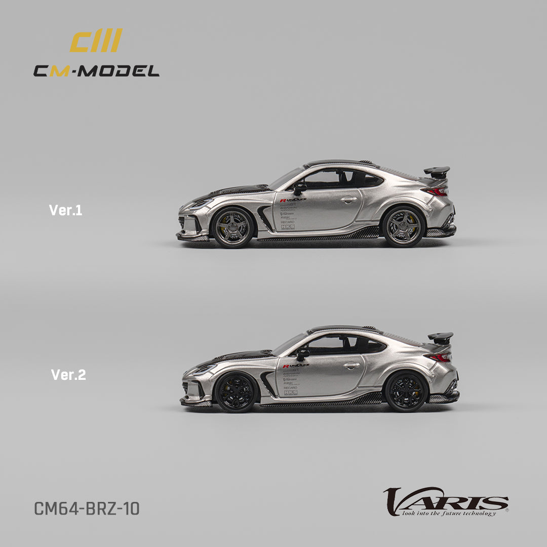 [Preorder] CM Model 1:64 Subaru BRZ Varis Widebody Metallic Gray