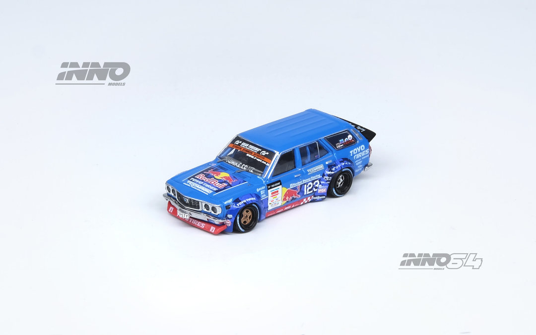 [Preorder] Inno64 1:64 Mad Mike 1976 Mazda RX3 Station Wagon D1GP Series 2024 IN64-RX3P-D1GP24