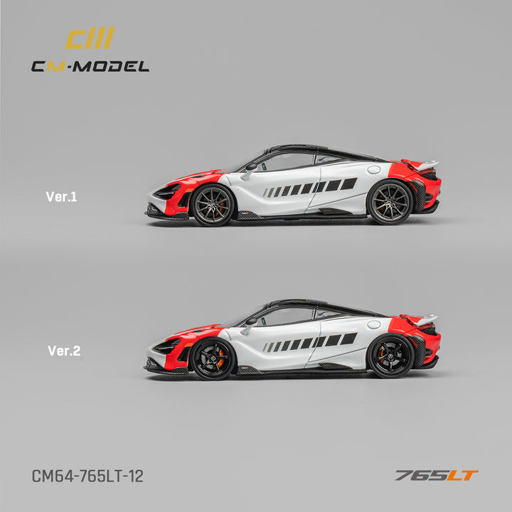 [Preorder] CM Model 1:64 Mclaren 765LT Red/ White