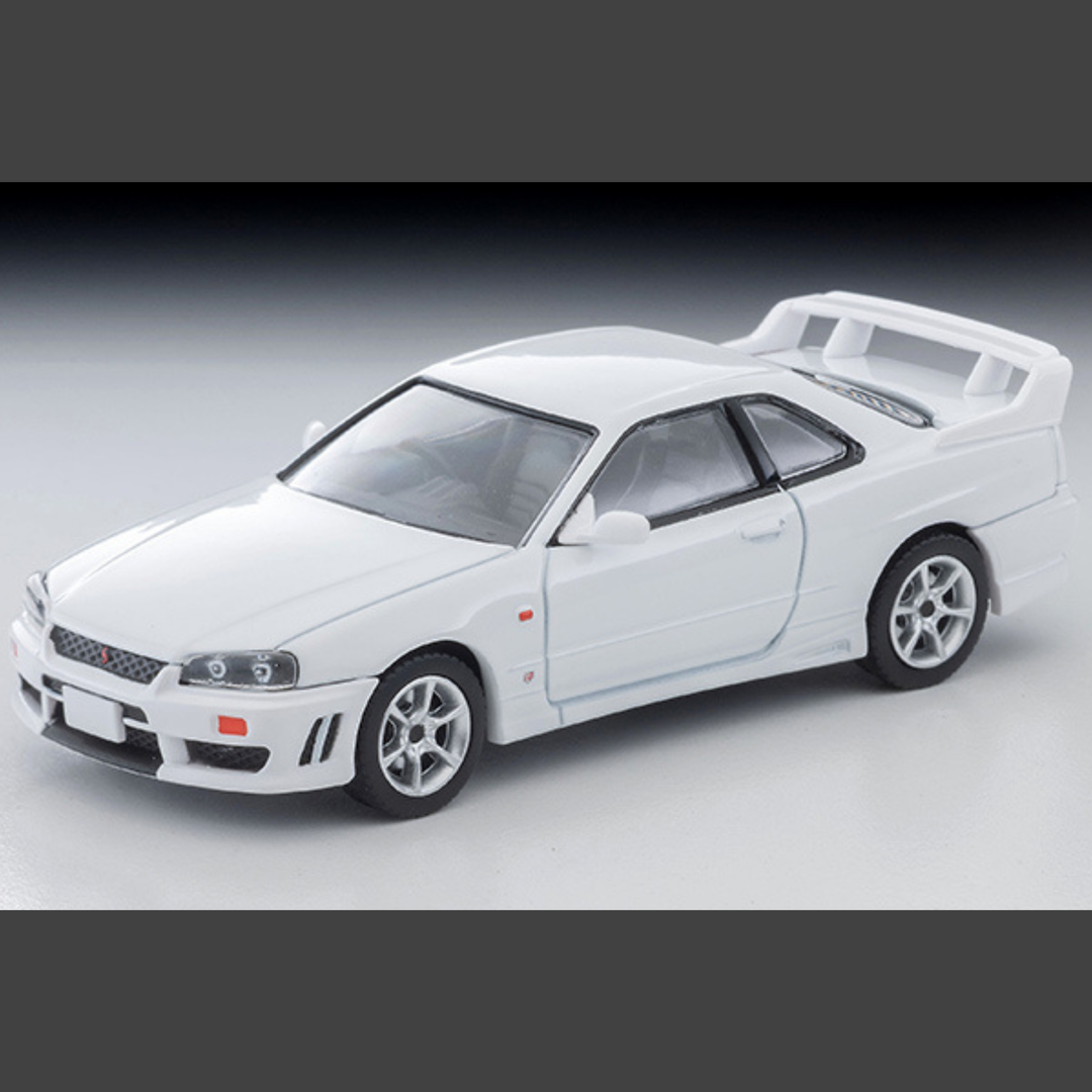 [Preorder] TLVN Tomica Limited Vintage Neo 1:64 1998 Nissan Skyline 25GT TURBO w/Optional(White) LV-N365b