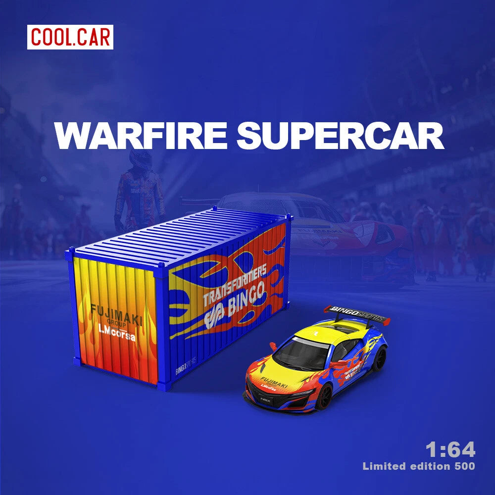 Cool Car 1:64 Honda NSX Warfire Supercar CC641621