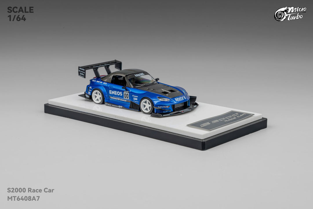 Microturbo 1:64 Custom S2000 Racing - Candy Blue MT6408A7