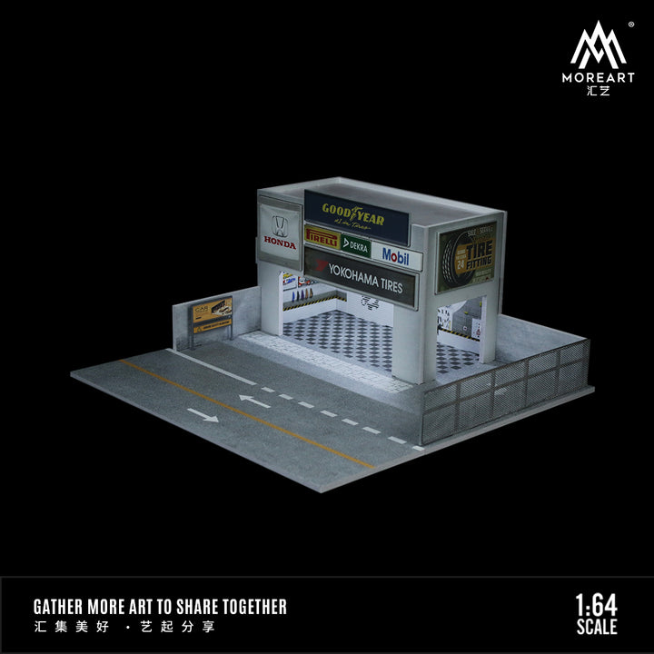 [Preorder] MoreArt 1:64 Car Modification Shop LOT SCENE