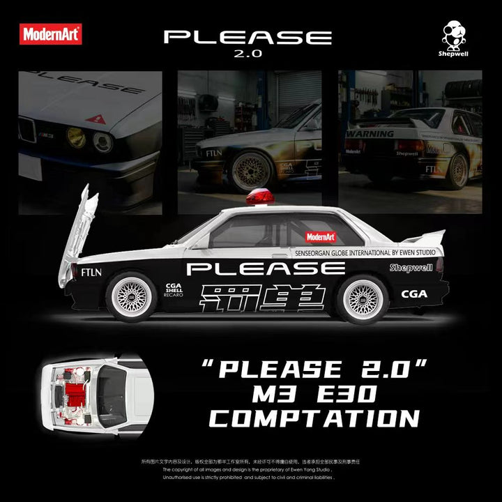[Preorder] ModernArt X ShopWell 1:64 E30 M3 "PLEASE 2.0” MD647812