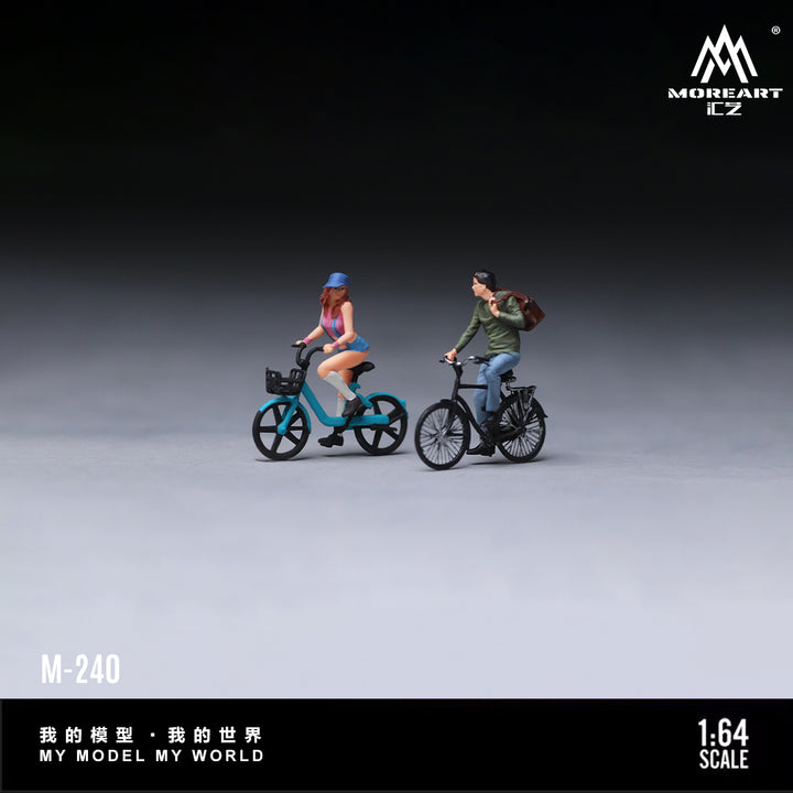 [Preorder] MoreArt 1:64 CYCLING COUPLE FIGURE SET MO222240