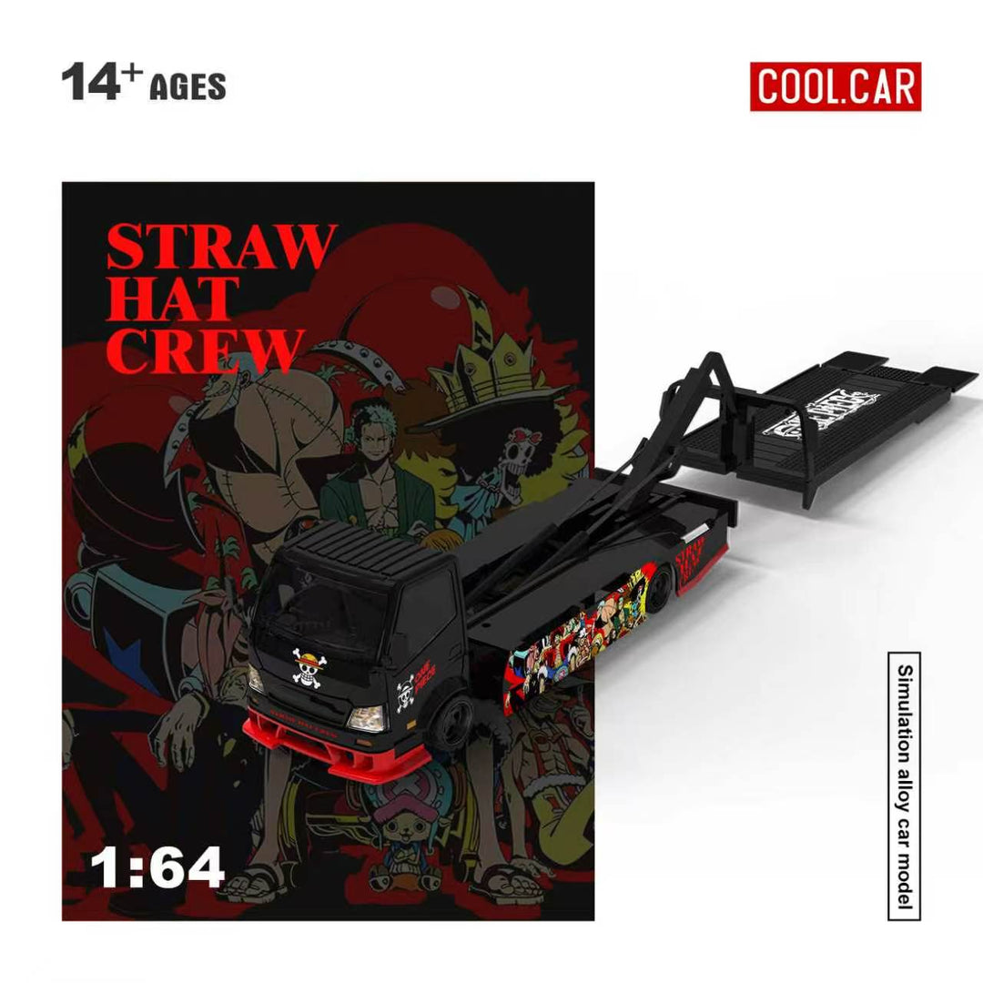[Preorder] Cool Car 1:64 Hino H300 Flatbed Transport Trailer - One Piece Livery CC647258