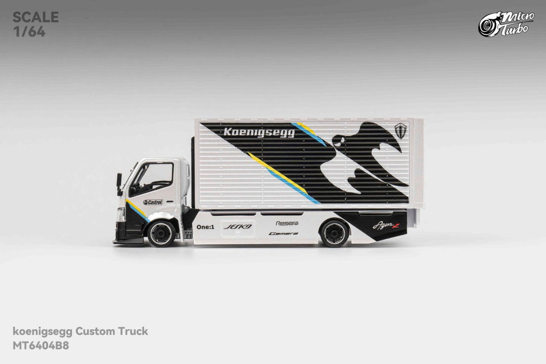 Microturbo 1:64 Koenigsegg Gull Wing Gate Custom Truck MT6404B8