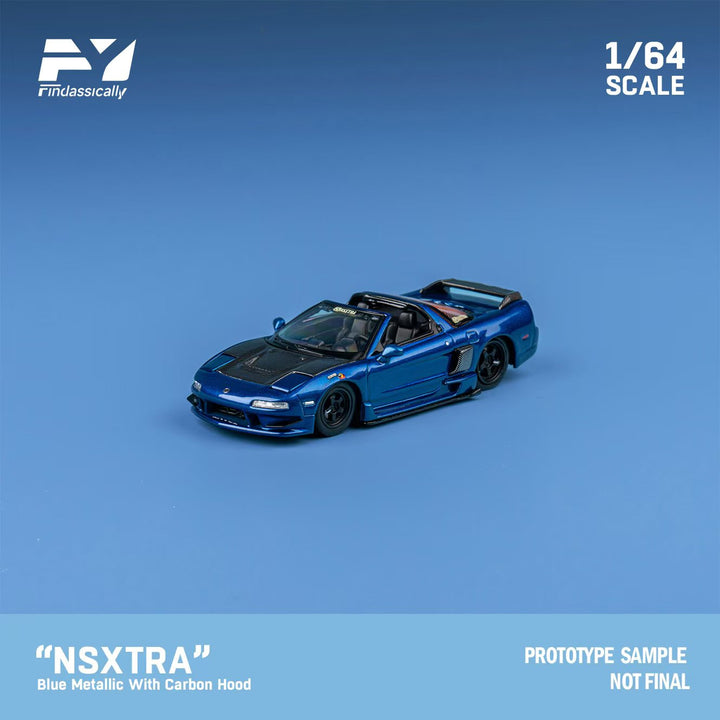 [Preorder] Finclassically 1:64 Honda NSX TRA Transparent Blue (2 Versions)