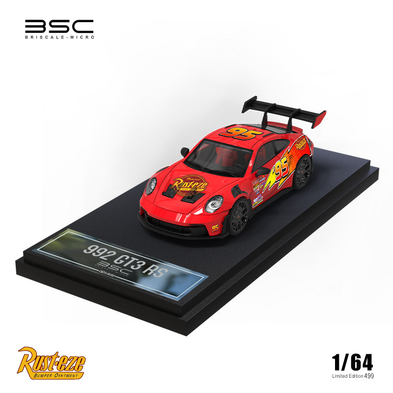 BSC 1:64 Porsche 911 (992) GT3RS - Rust-eze – Horizon Diecast