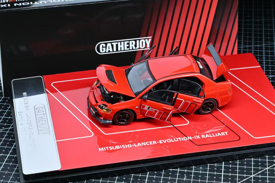 [Preorder] GatherJoy 1:43 Mitsubishi Lancer Evolution Ⅸ RALLIART Red