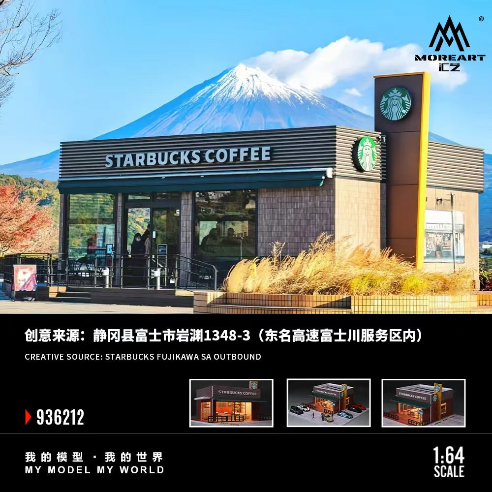 [Preorder] MoreArt 1:64 STARBUCKS STORE MINIATURE SCENE MO936212