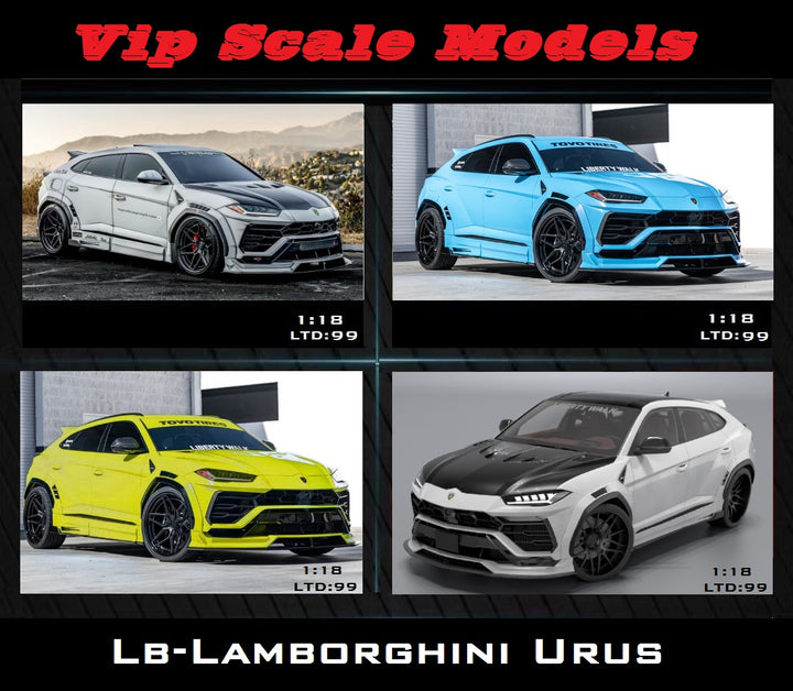 [Preorder] Vip Scale Models 1:18 LB-Lamborghini Urus (4 Colours)