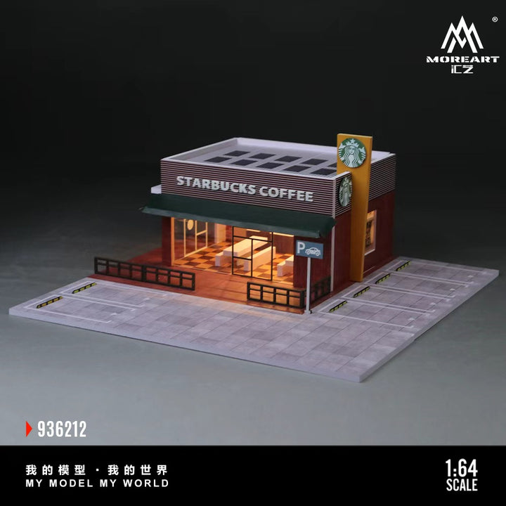 [Preorder] MoreArt 1:64 STARBUCKS STORE MINIATURE SCENE MO936212