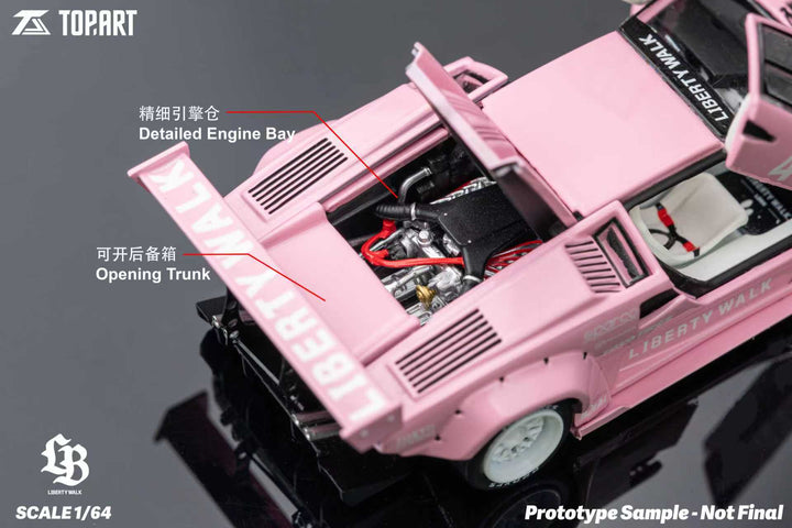 [Preorder] TOPART 1:64 LBWK Lamborghini Countach TAO640012