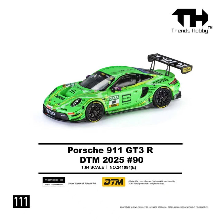 [Preorder] Trends Hobby 1:64 Porsche 911 GT3 R DTM 2025 