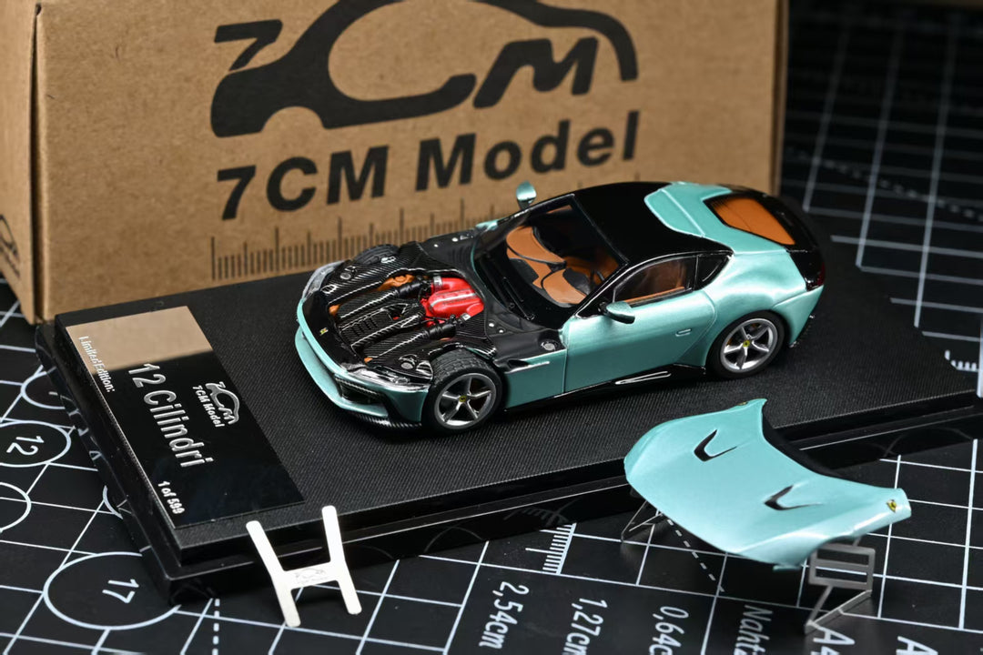 [Preorder] 7CM Model 1:64 Prancing Horse 12 Cilindri (2 Colours)