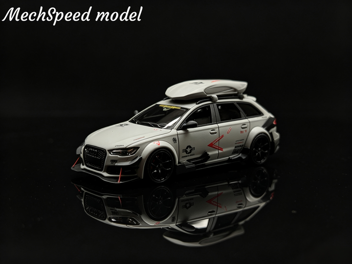 [Preorder] MechSpeed 1:64 Audi RS6 Avant (C7) Wagon DTM Jon Olsson Widebody Modified