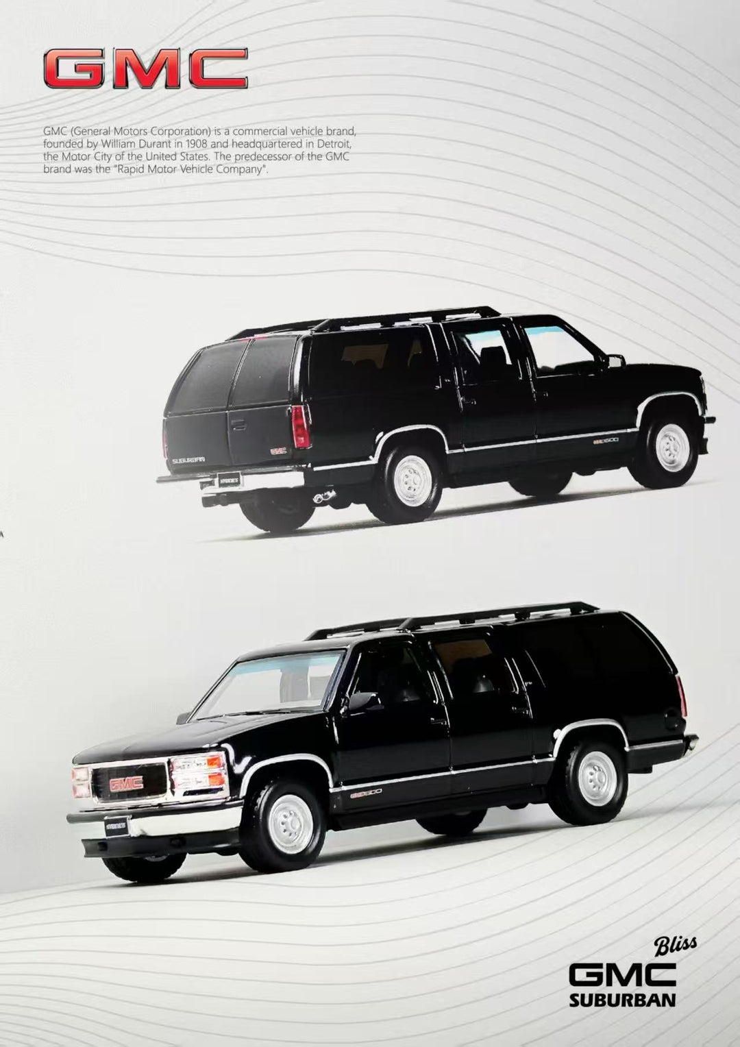 [Preorder] BLISS 1:64 Chevrolet Suburban Pearl Black