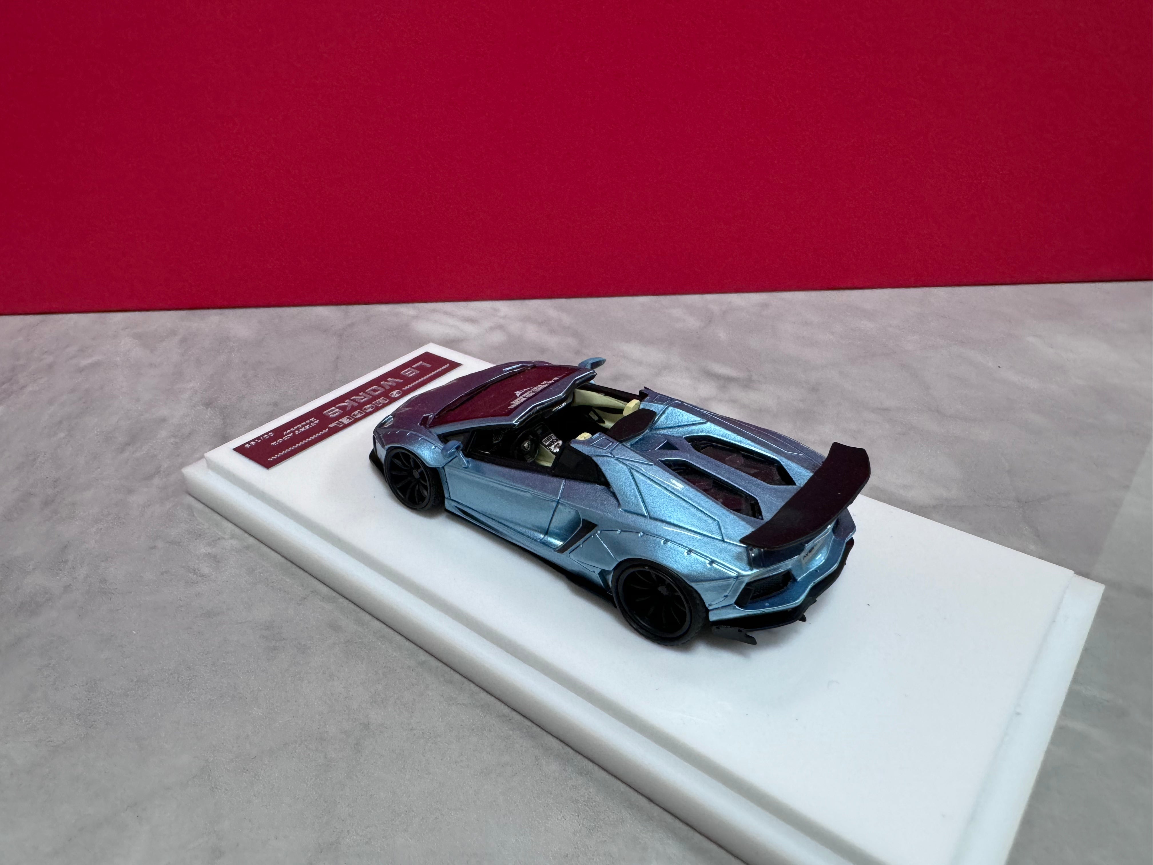 G Model 1:64 LB WORKS Lamborghini Aventador Roadster (6 Colours