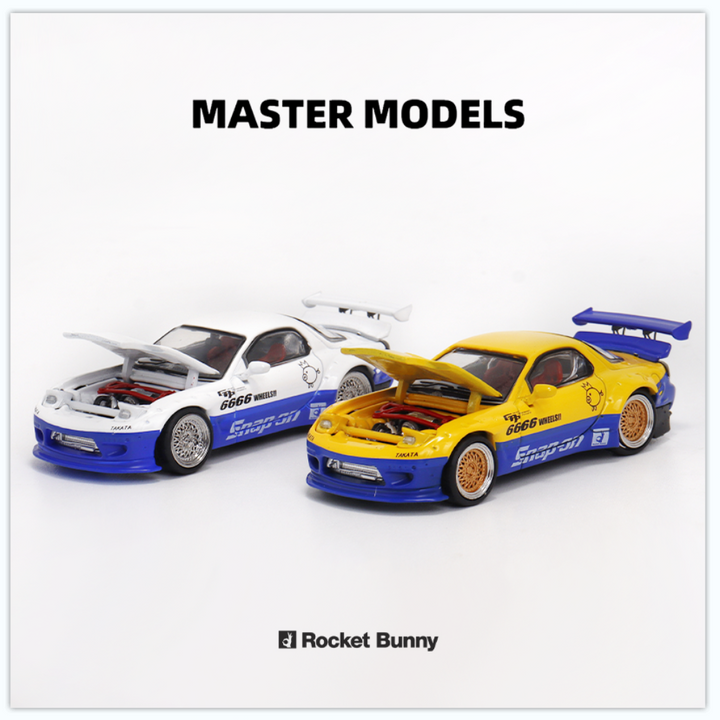 [Preorder] Master Model 1:64 Mazda RX7 Pocket Bunny (4 Colours)