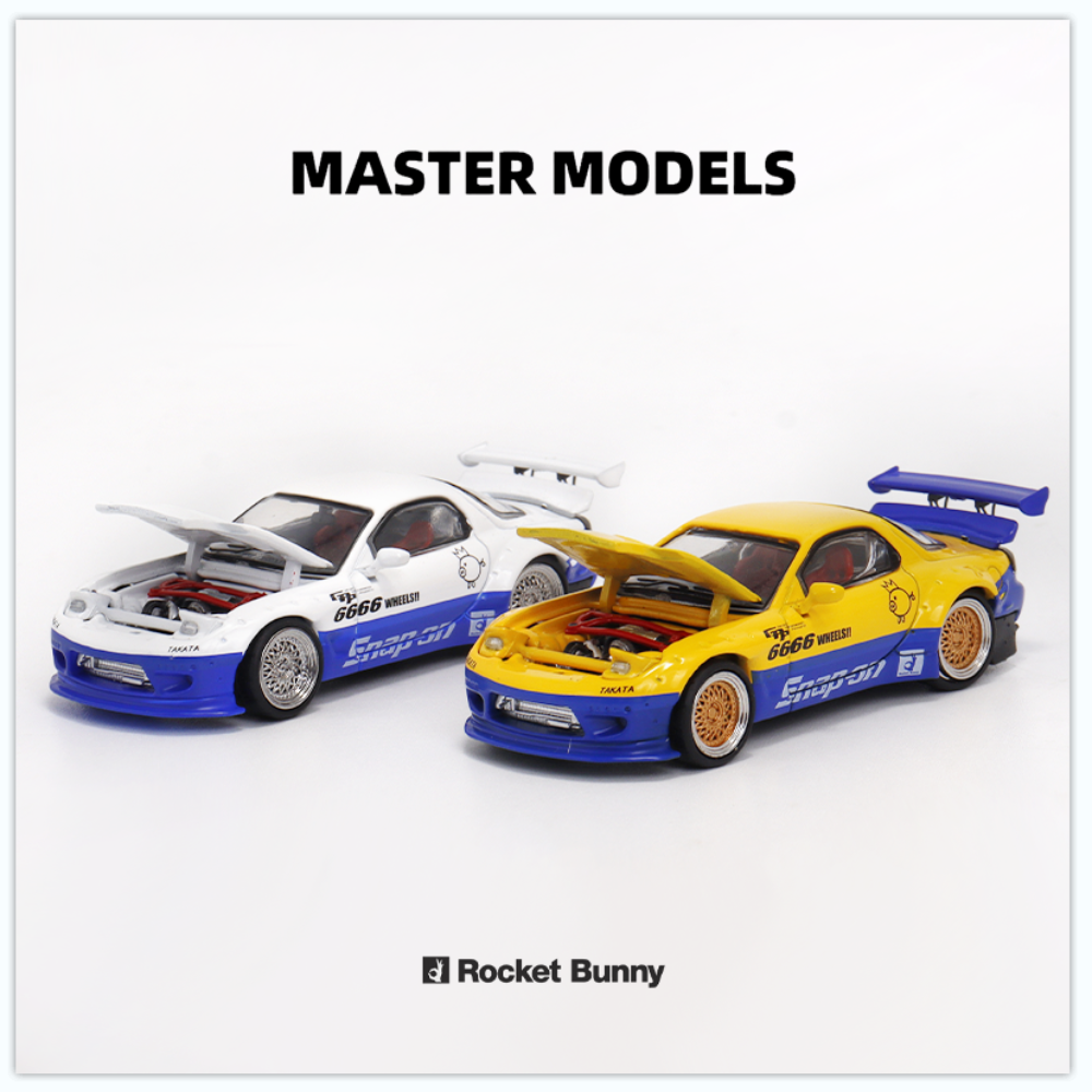 Master Model 1:64 Mazda RX7 Pocket Bunny (4 Colours) – Horizon Diecast Master Model 1:64 Mazda RX7 Pocket Bunny (4 Colours) – Horizon Diecast