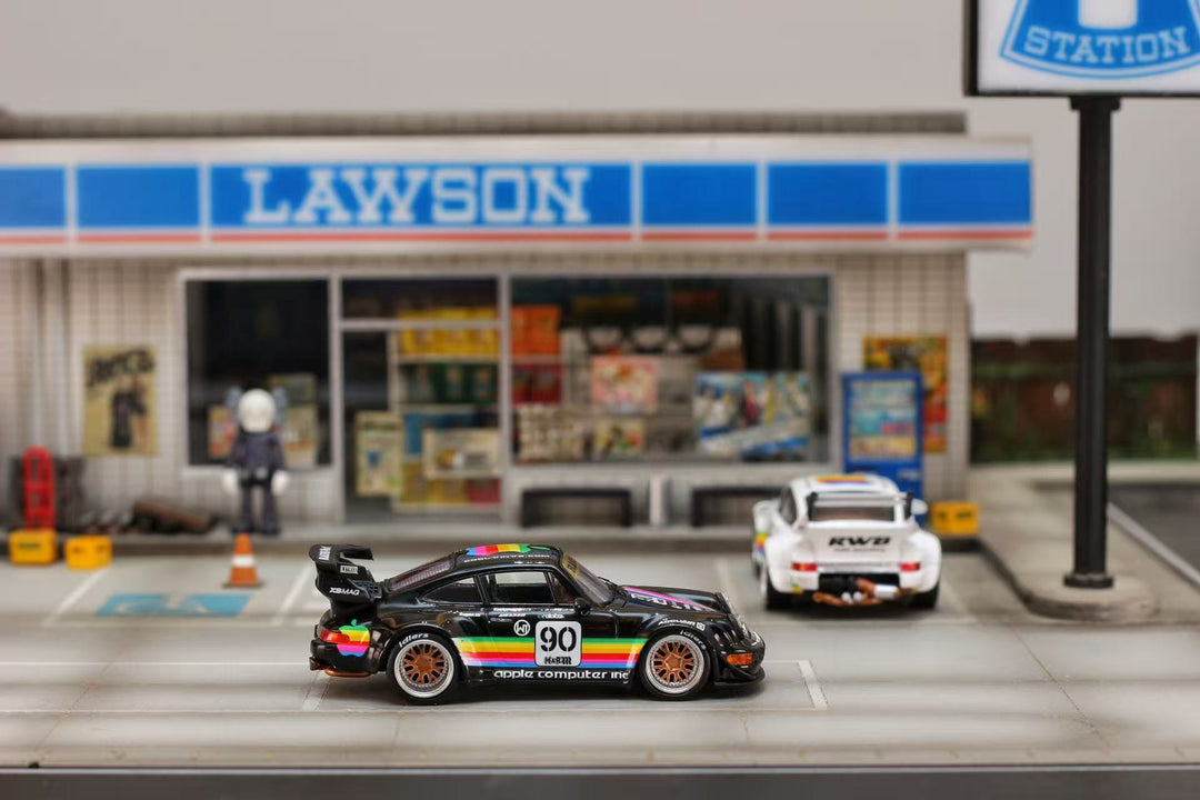 [Preorder] Street Weapon 1:64 Porsche RWB 964 Wide-Body Modified (2 Colours)