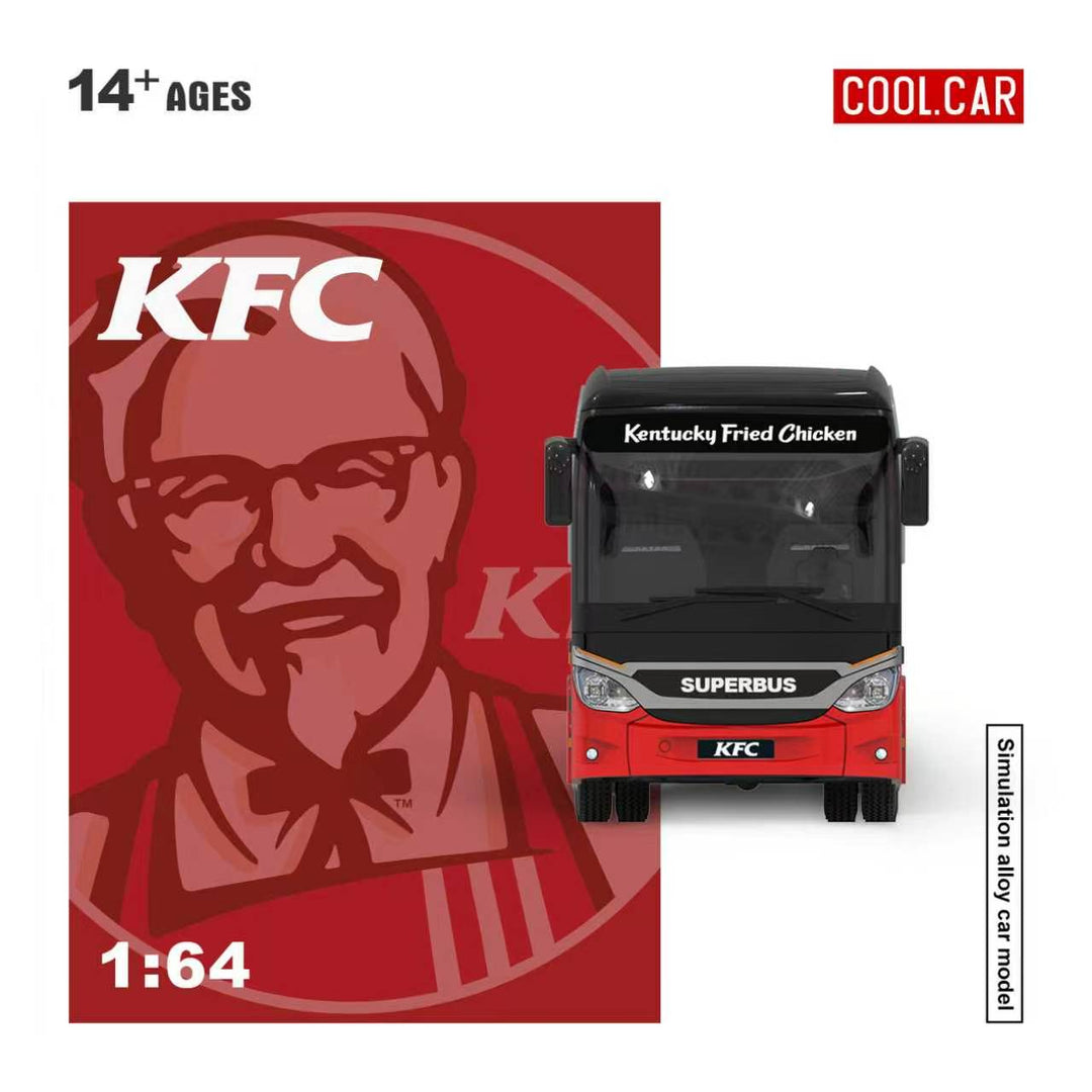 [Preorder] Cool Car 1:64 Crazy Thursday KFC Livery Bus CC800706