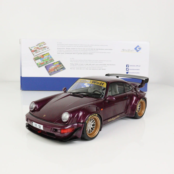 SOLIDO 1:18 Porsche RWB 964 HEKIGYOKU Purple 2022