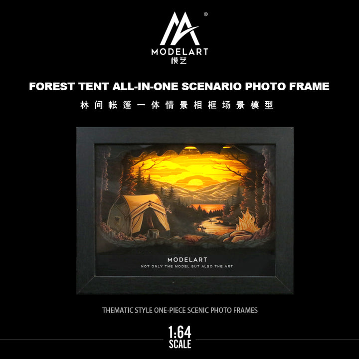 [Preorder] ModelArt 1:64 Forest Tent All in one Scenario Photo Frame