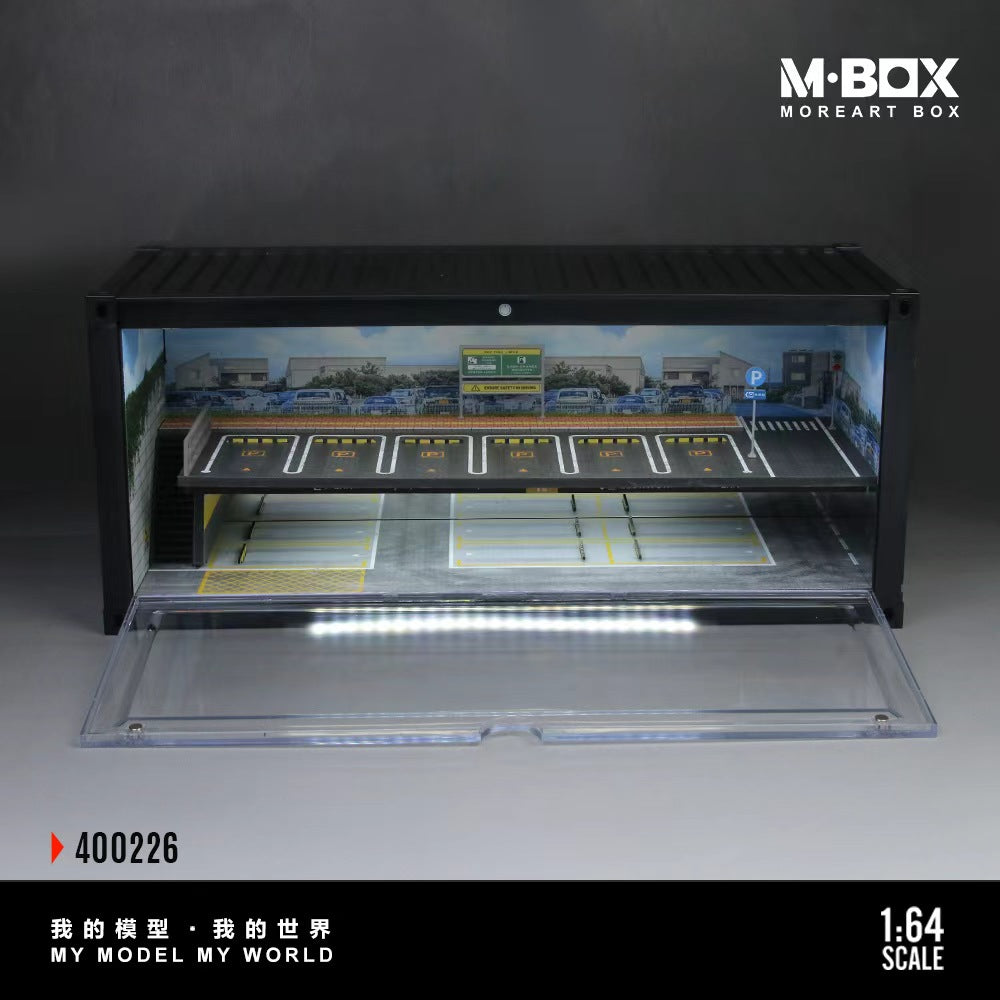 [Preorder] MBOX 1:64 CONTAINER UNDERGROUND PARKING GARAGESCENE-VERSION B MB400226