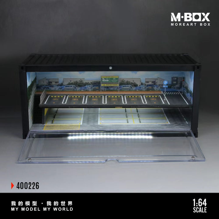 [Preorder] MBOX 1:64 CONTAINER UNDERGROUND PARKING GARAGESCENE-VERSION B MB400226