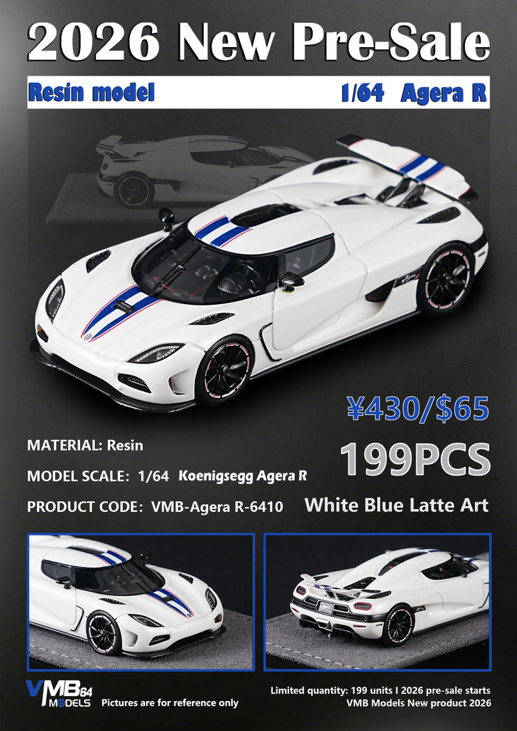 Preorder] VMB 1:64 Koenigsegg Agera R VMB-Agera R-6410 – Horizon