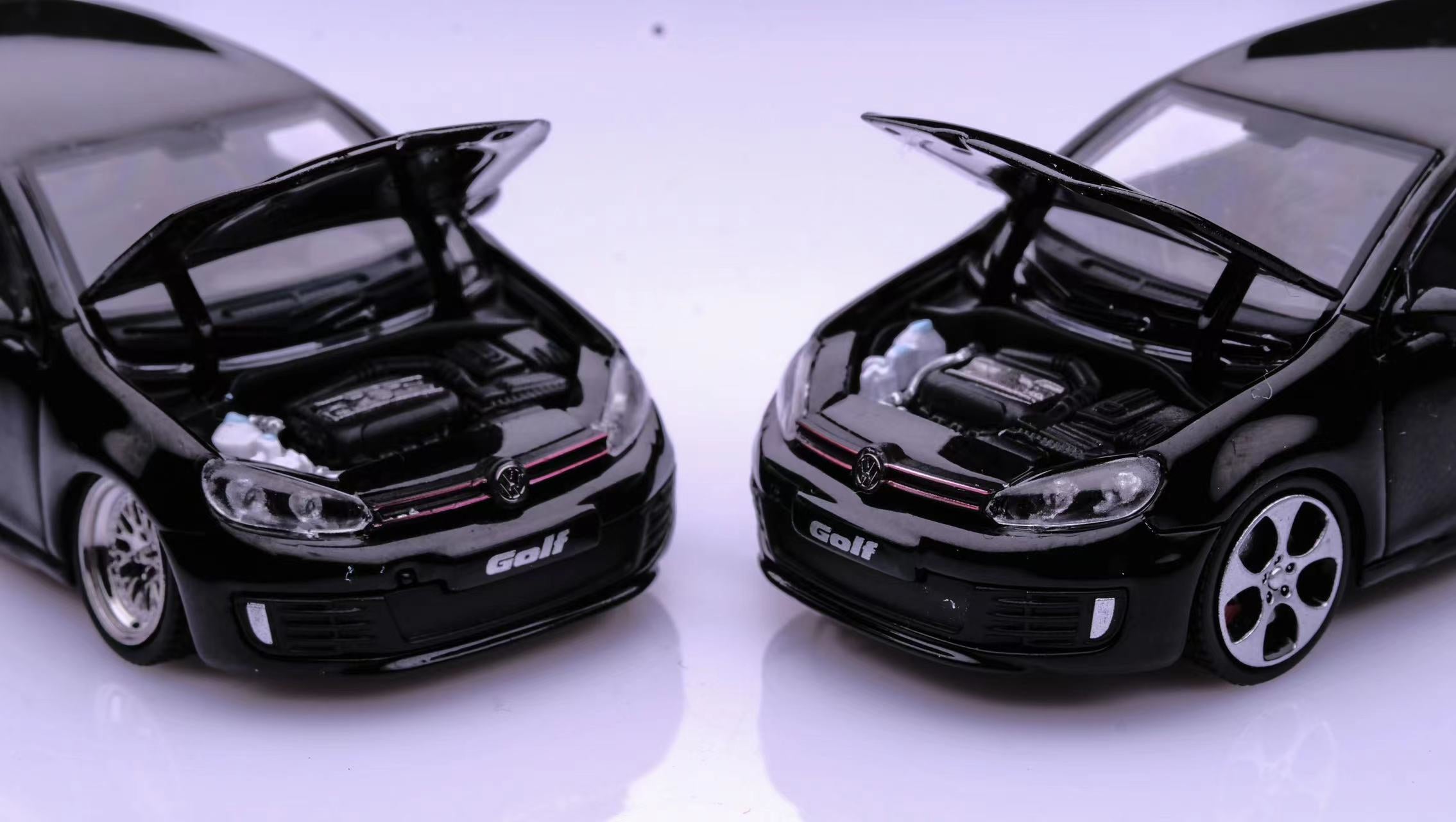 Maxwell Model 1:64 Volkswagen Golf GTI MK6 Black – Horizon Diecast
