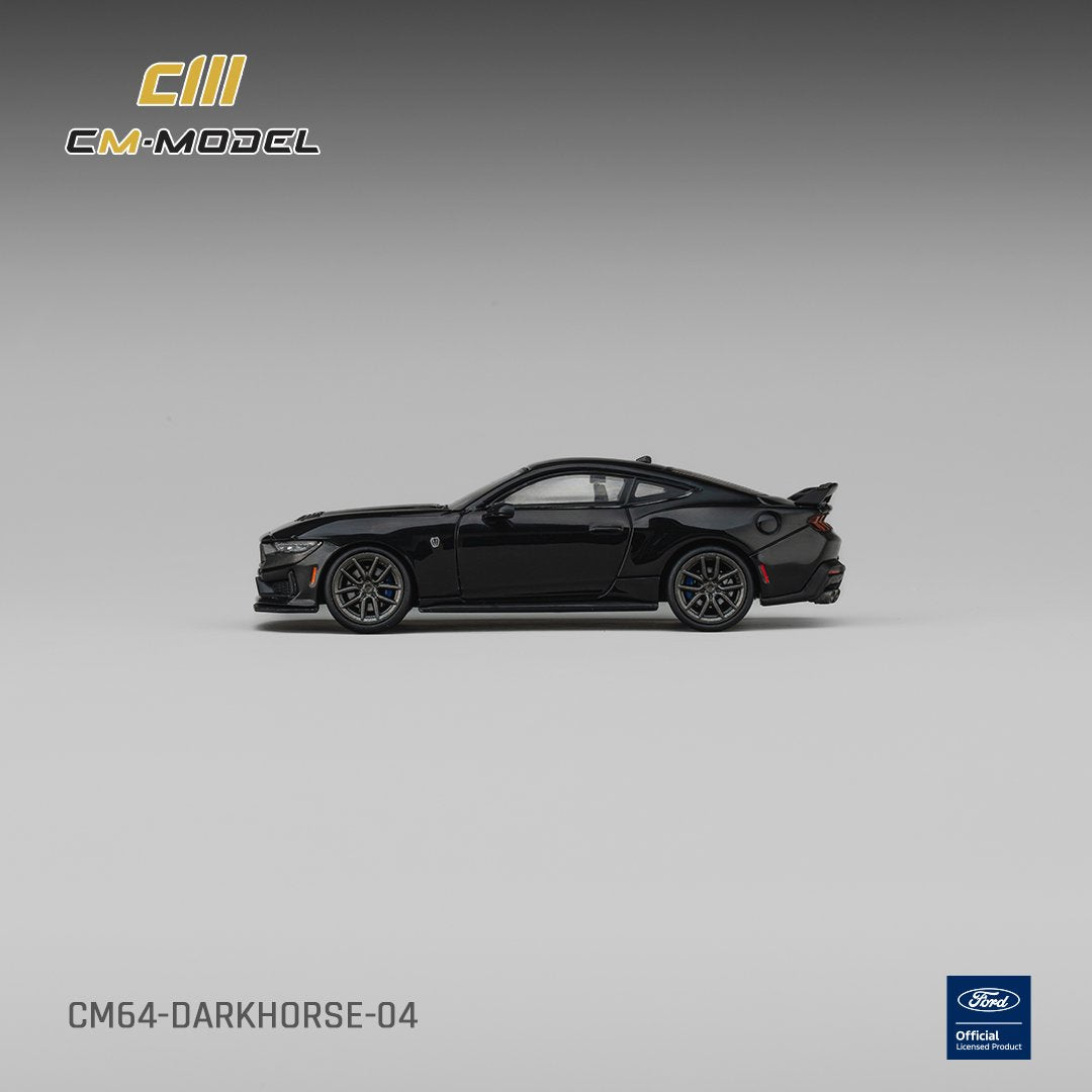 [Preorder] CM Model 1:64 Ford Mustang Darkhorse Shadow Black CM64‑DARKHORSE‑04
